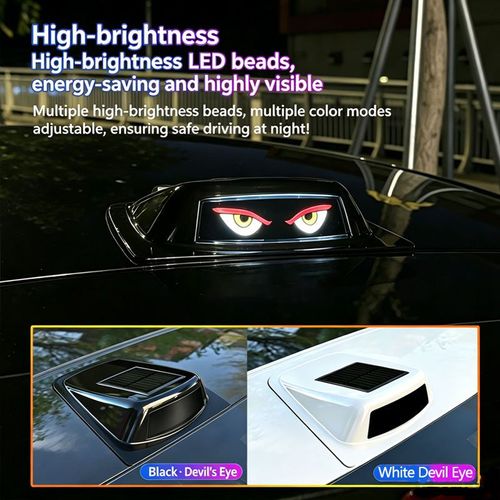 Solar Devil Eye LED Strobe Light
