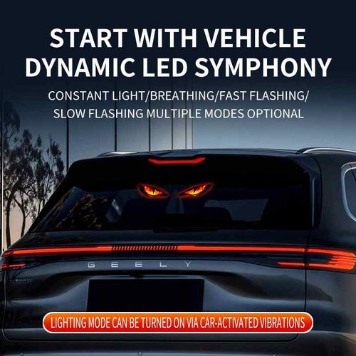 Solar Demon Eye Car Light