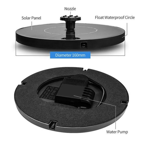 Solar Bird Bath Fountain