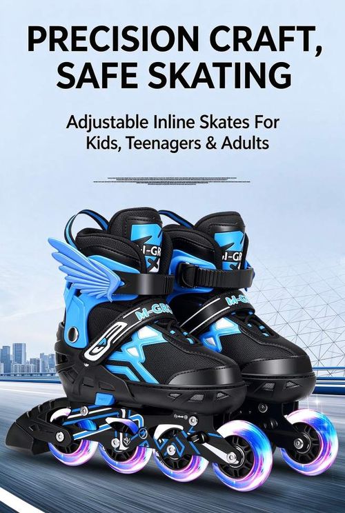 Adjustable Inline Skates for Kids & Adults