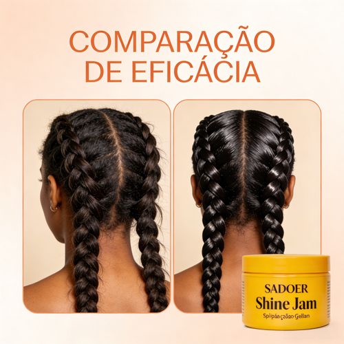 Gel Modelador SADOER Shine Jam para Tranças 113g Entrega Gratuita em Luanda