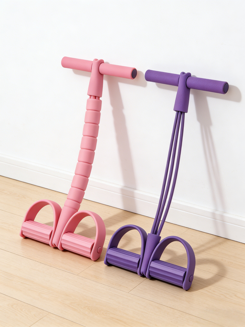 Equipamento de Exercício para Casa Peak Exercitador de Resistência com Pedal Antiderrapante para Treino de Braços Abdômen Costas Pernas