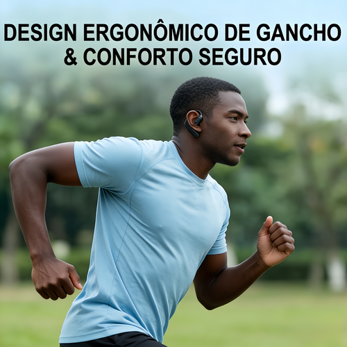 Bluetooth sem fio Bluetooth fones de ouvido de alta potência chamadas digitais osso condução esportivo fones de ouvido pendurados