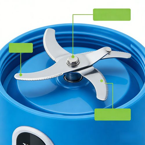 Liquidificador Portátil Azul Atualizado Quebra-Células Limpeza Automática Suco Portátil Entrega Gratuita em Luanda
