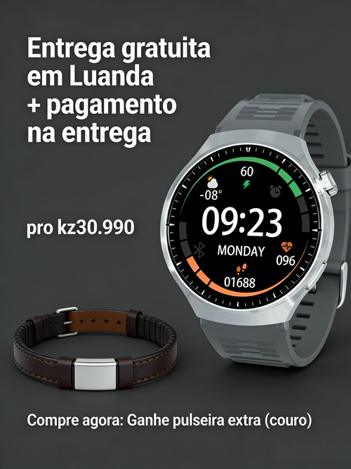 Relógio Inteligente GT4 Pro Pagamento Offline Chamada Bluetooth Monitoramento de Ritmo Cardíaco e Esportes