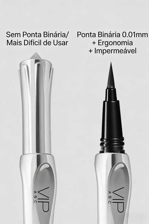 Caneta de Sobrancelha Binária IPABC Impermeável e Não Corre Sobrancelhas Naturais e Tridimensionais