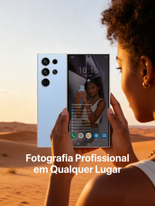 Smartphone S24 Ultra Tela 7.3 Polegadas Caneta Integrada 16GB 1TB Android 5G