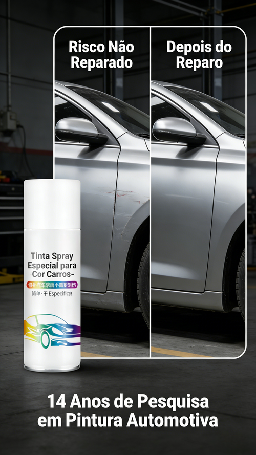 Pintura de Revestimento em Branco Pérola HondaTinta Spray Especial para Carro para Reparo de Riscos Cor Original do Veículo