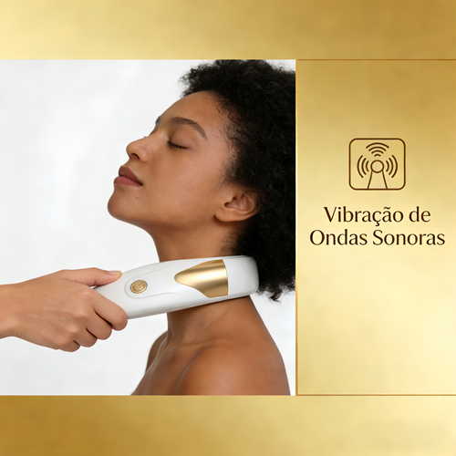 Aparelho de Massagem Facial & Cervical — Anti-Rugas, Tonificação Facial, Uso Doméstico