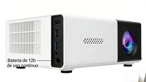 Projetor Mini Portátil YG300 para Casa e Entretenimento Infantil Suporta 1080P