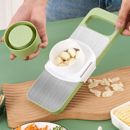 📢 50% OFF NOW! 🔪 Multifunctional Kitchen Chopper with Hand Guard – 5 Blades, Non-Slip Base & Quick Vegetables Chopping 🥕⚠️📦