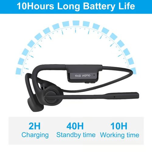 🎁Hot Sale Promotion 49% OFF🔥 Open Air Conduction Wireless Bluetooth Headset with Microphone