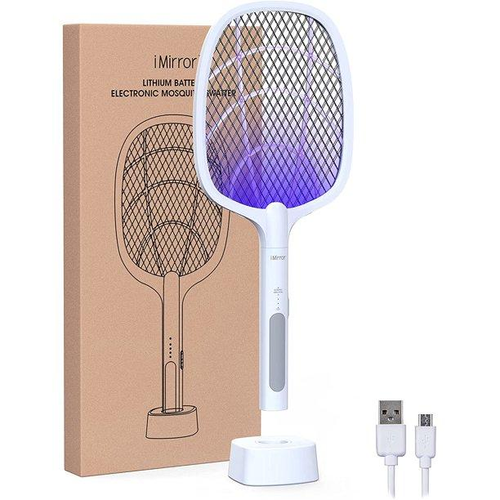Mosquito Racket 2-In-1 Dual Mode Rechargeable Bat