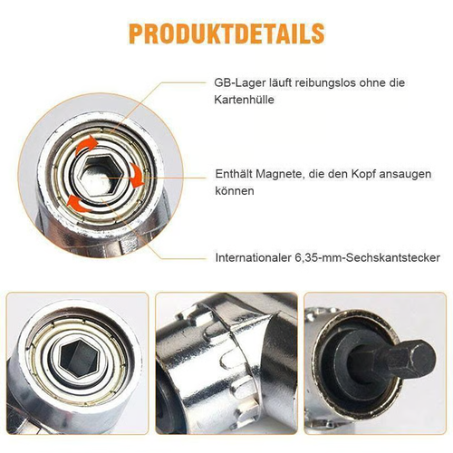 105 degree angle drill adapter