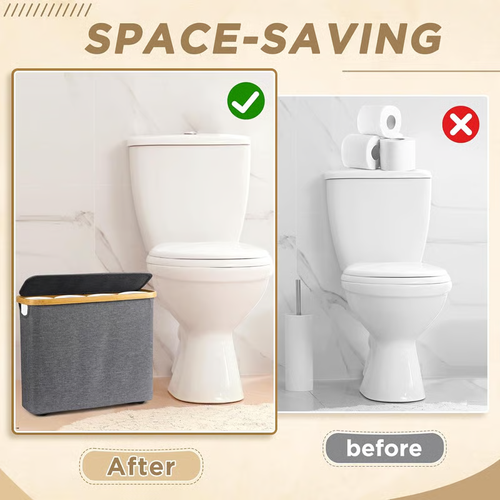 Gray version Bamboo Folding Storage Bag