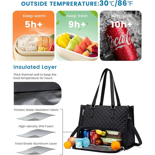 🔥 2025 Hot Sale 💝2 in 1 Tote Bag Lunch Bag Combo💝
