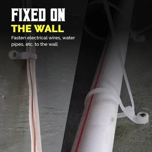 Self-locking Cable Tie（100PCS） and Screws （100PCS）