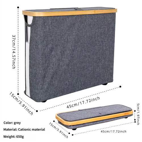 Gray version Bamboo Folding Storage Bag