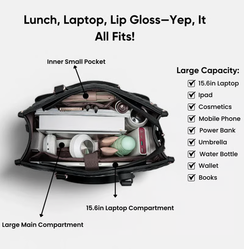 🔥 2025 Hot Sale 💝2 in 1 Tote Bag Lunch Bag Combo💝