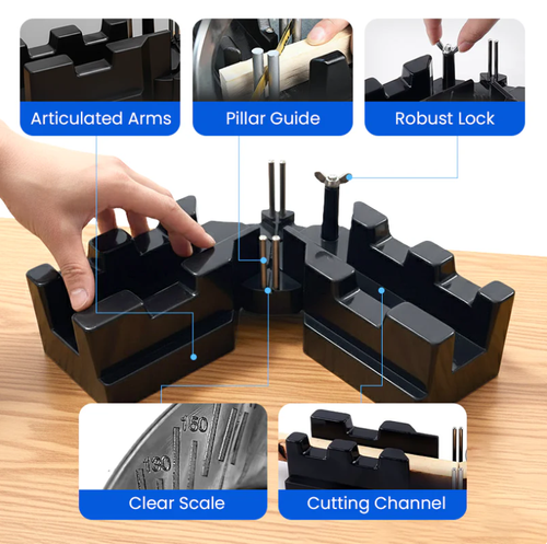 👨‍🔧📐2-in-1 Measuring and Miter Saw Tool