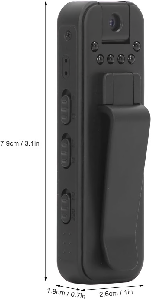 🏆Flash Sale⚡ 50K+ SOLD! Almost Gone-🔥HD 1080P Rechargeable Mini Body Camera With Night Vison&Rotating Lens📷️