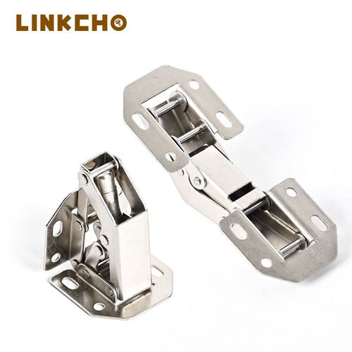 4-inch 90-degree bridge spring hinge, free-punching cabinet door hinge, hydraulic frog hinge
