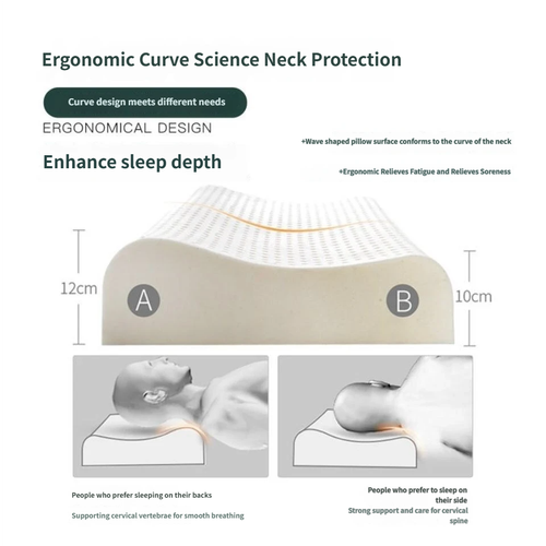 Hot Sale comfort Functional 100 Sleeping Latex Pillow