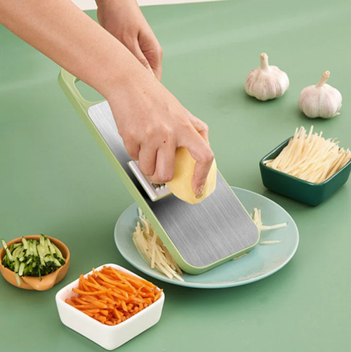 📢 50% OFF NOW! 🔪 Multifunctional Kitchen Chopper with Hand Guard – 5 Blades, Non-Slip Base & Quick Vegetables Chopping 🥕⚠️📦