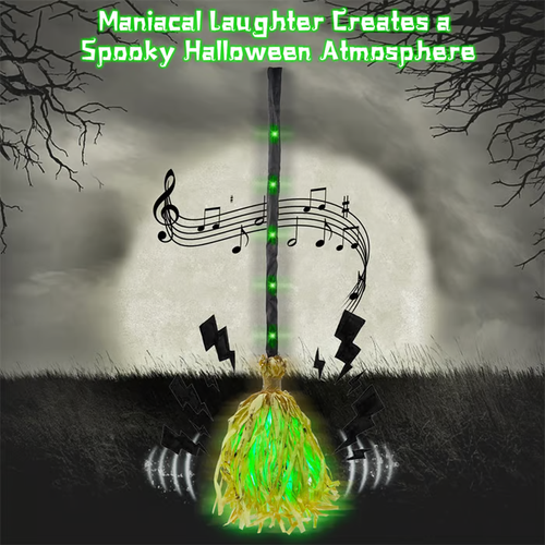 🎃Floating Witch's Broom –Haunted Dancing Moving Broom