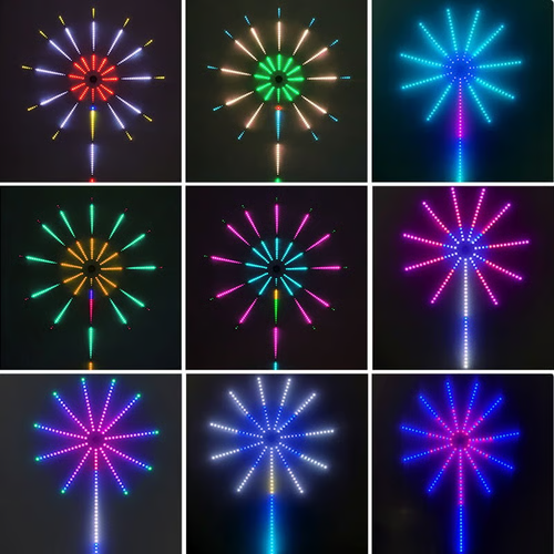 🎁💡WiFi Bluetooth Smart Fireworks Led Light