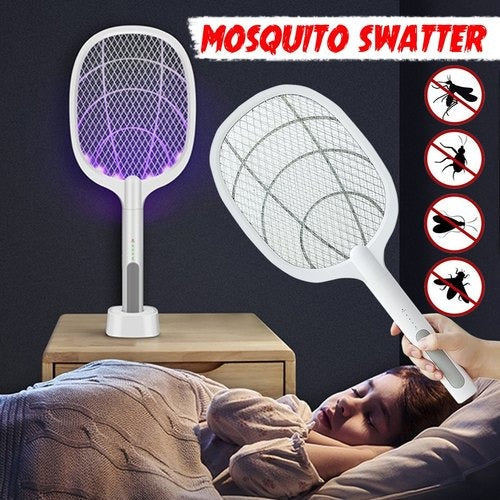 Mosquito Racket 2-In-1 Dual Mode Rechargeable Bat