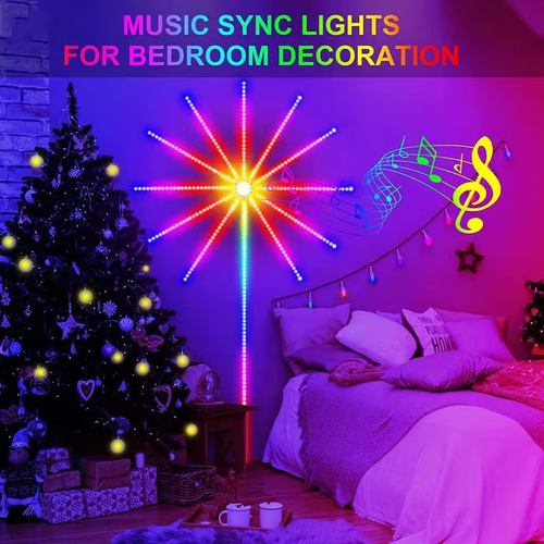 🎁💡WiFi Bluetooth Smart Fireworks Led Light