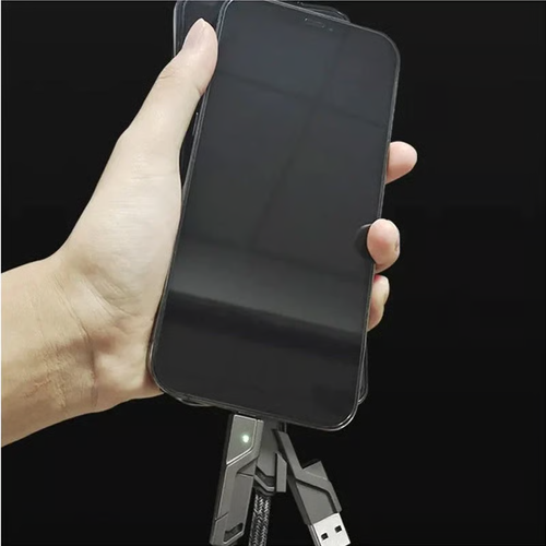 4-in-1 Flat Braided Anti-Tangle Charger Cord Buy one get two free