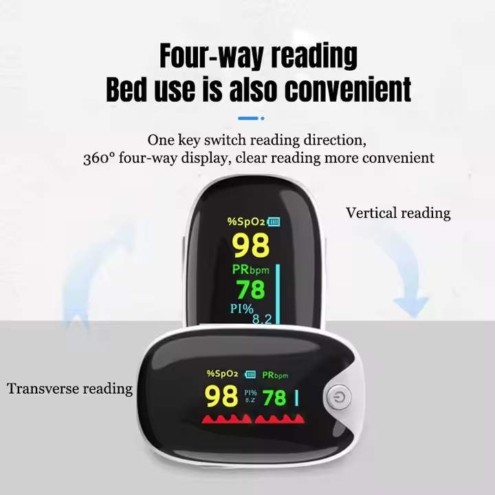 😷Take charge of your health with our best-selling LK87 fingertip pulse oximeter! 💖 CE-certified, it features a bright LED screen for easy reading. Electric-powered and compact, it clips onto your finger to accurately monitor SpO2 levels. Ideal for home use or on-the-go. Get peace of mind, grab yours now! 🌟