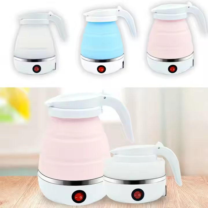 🌟Adventure seekers, look no further! Our Travelling Folding Kettle is a game-changer. 😎Made of electric silicone, it's foldable, 600ml & leak-proof. Perfect for trips or daily use at home. Compress it to save space, boil water in a jiffy. Whether you're camping or in a hotel, stay hydrated with this portable mini kettle. Grab yours now!