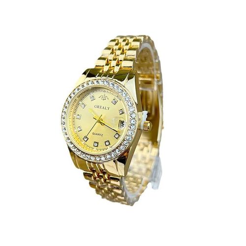 2025 New steel belt calendar ladies diamond watch fashion casual sports business quartz watch