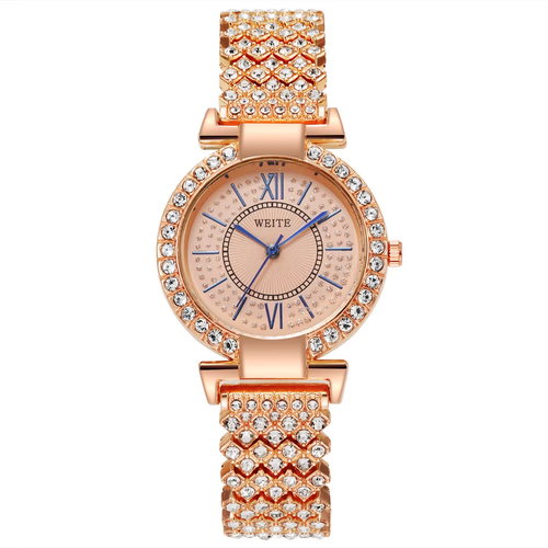 2025 New Light Luxury Gypsophila Diamond Personality Daily Fashion Ladies Bracelet Watch