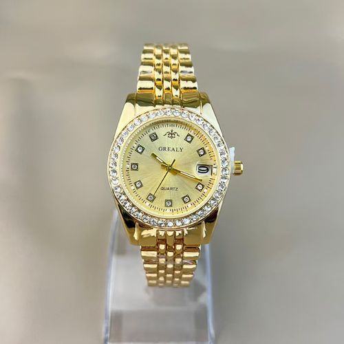 2025 New steel belt calendar ladies diamond watch fashion casual sports business quartz watch
