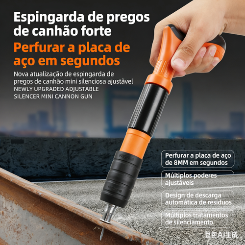 Pistola de pregos pneumática manual portátil multifuncional