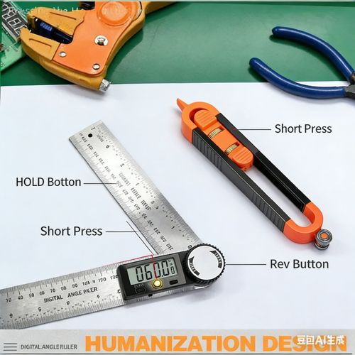 🔥 venda quente 🔥Conjunto de medição | Régua digital + régua de marcação