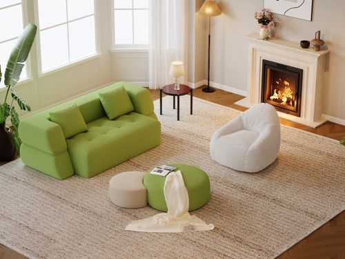 Sofá-cama com encosto de novo design