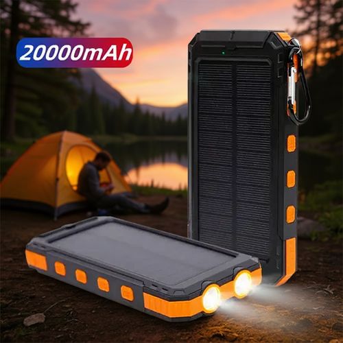 Portátil 20000mAh À Prova D'Água Anti-Queda Estação de Carregamento Super Rápido DUPLO USB TIPO-C Alta 20W
