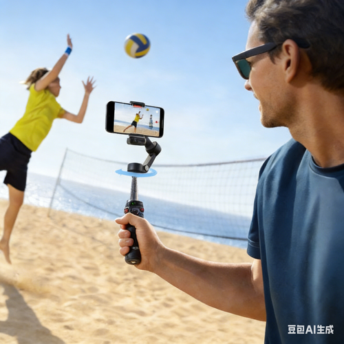 Osmo Mobile 8 Acompanhamento Nativo, Áudio Integrado e Iluminação Rotação Infinita Horizontal de 360°