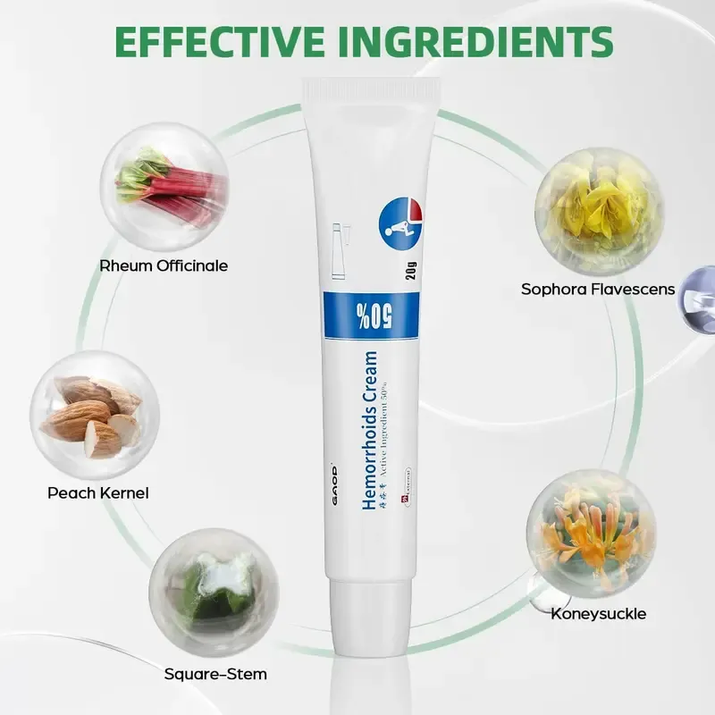 Hemorrhoid ointment with herbal extract essence, relieves itching and pain and takes effect quickly treatmet and healthy healing Alternative Fitness