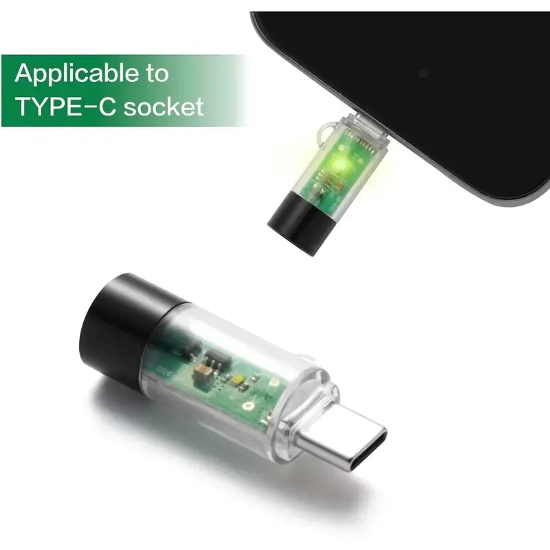 Transparent USB-C Electronic Lighter Accessory- Windproof, Waterproof, Lightweight Mini Igniter for Power Bank—Phone, Plug — Play, 10s Auto Shutoff, No Built-in Battery, Safe Mini Gadgets for Purse, Purse Stuffers, Camping