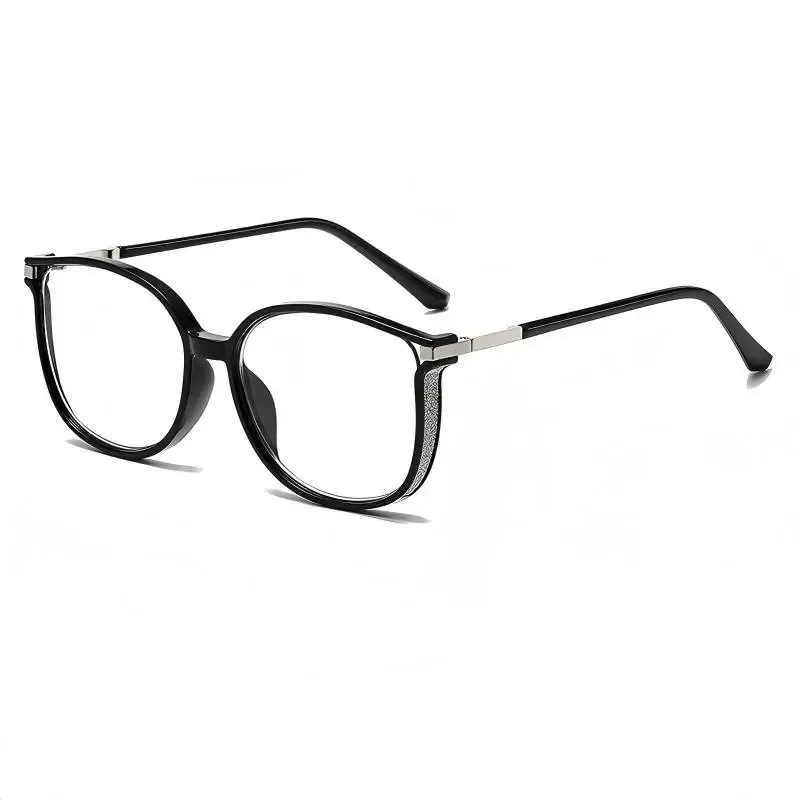 Unisex Retro Oval Photochromic Reading Glasses, Blue Light Blocking Readers with Lightweight Glossy Frame & Precision Metal Hinges, Indoor Outdoor Reading, Phone & Computer Use, Transition Eyeglasses for Women Men