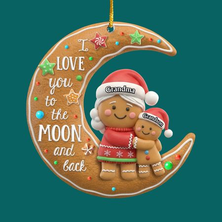 First Christmas as a Grandma  Personalized Acrylic Ornament Christmas Decoration, Gift for Grandma Grandchildren