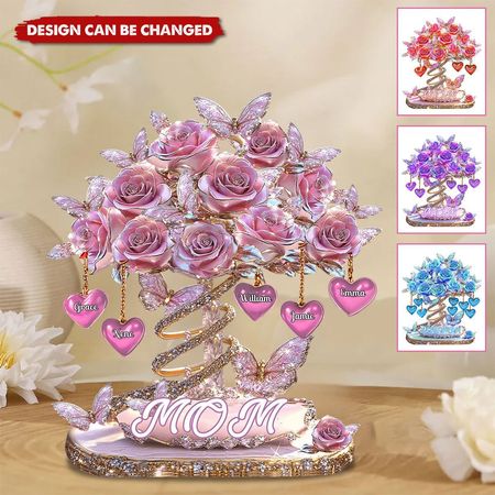 Best Mom Ever - Personalized Mother Custom Shaped Acrylic Plaque