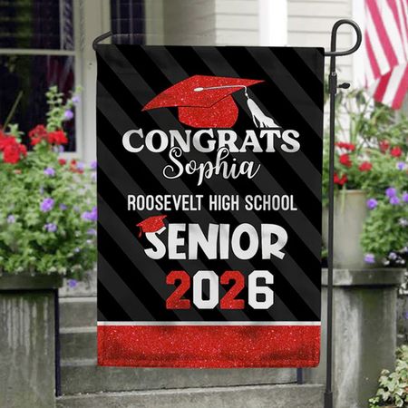 Best Gift Idea Graduation Garden Flag Personalized Gift