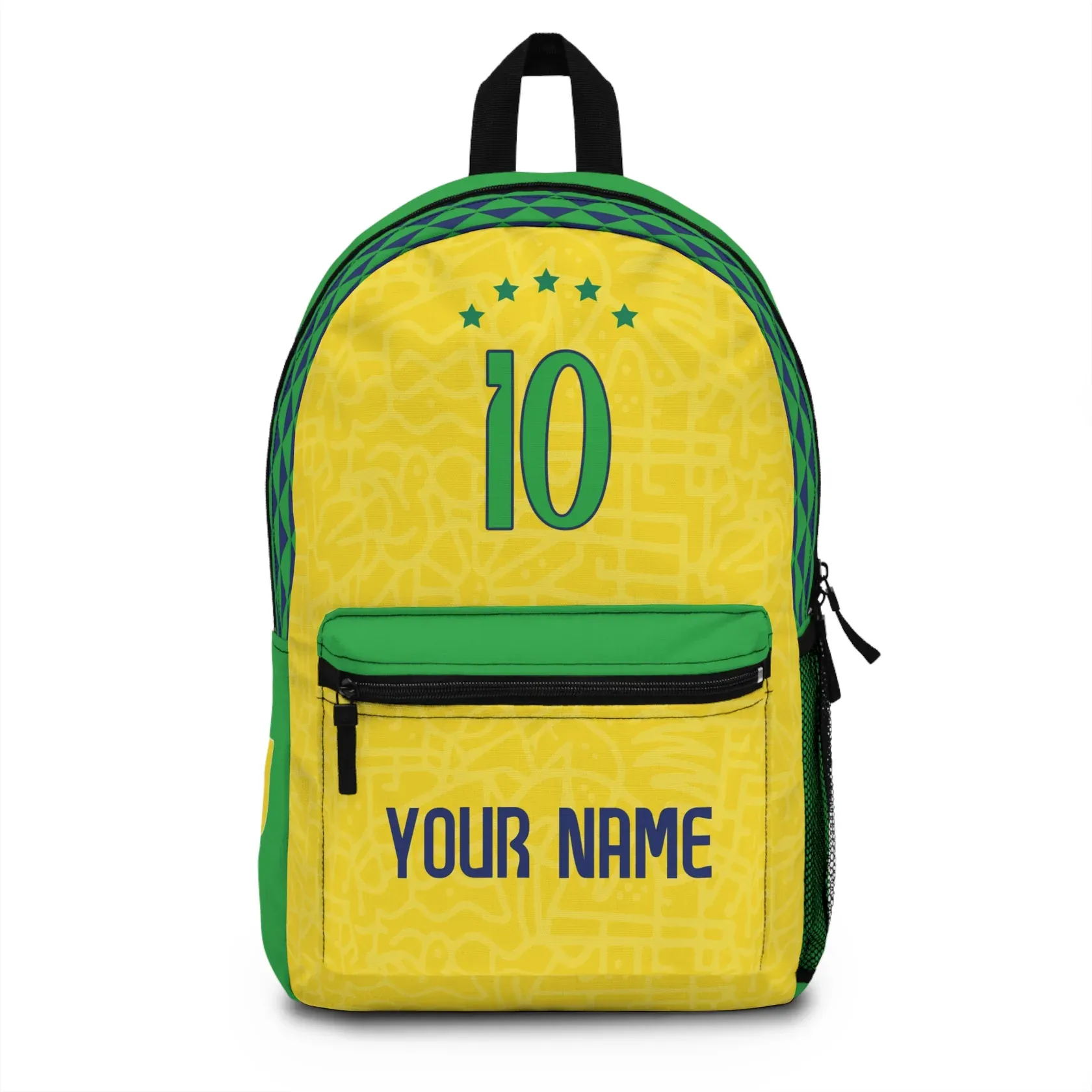 Personalized Brazil Soccer Fan Backpack